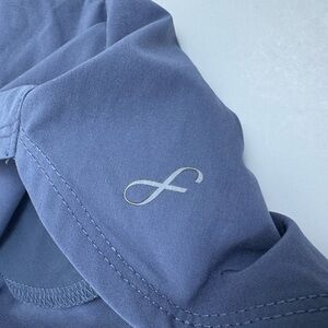 Freely‎ Outdoor Gear Skorts Women's Size S Blue Elastic Waist Zipper Pockets